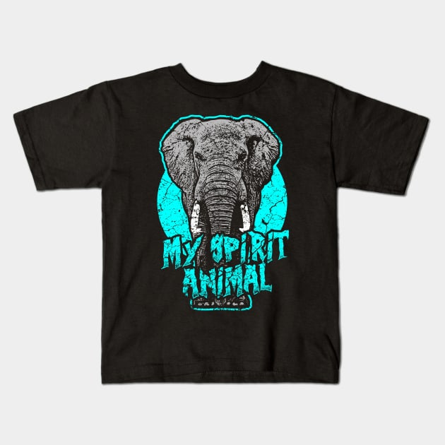 Elephants - My Spirit Animal Kids T-Shirt by Mila46